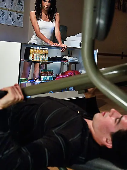 School gym setting sexy