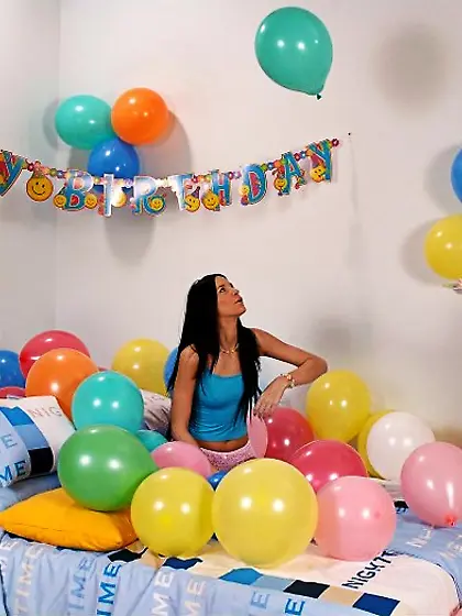 Sexy brunette Julya Brightwith handsome body and small tits gett