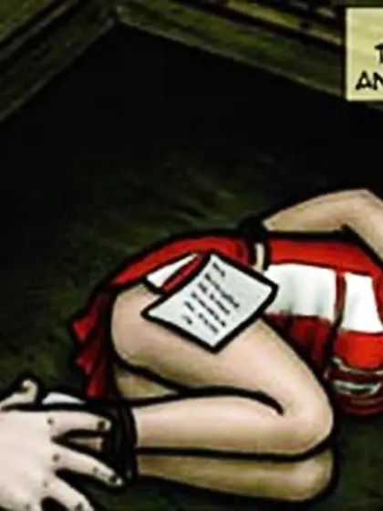 Bound lesbian sex slave