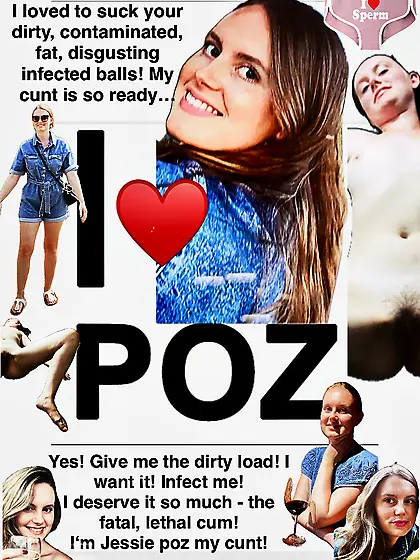 POZ me! Please, I deserve your lethal infected cum