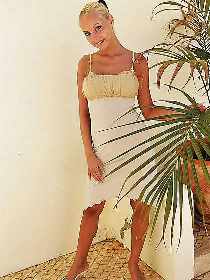 Highly luxurious blond lady