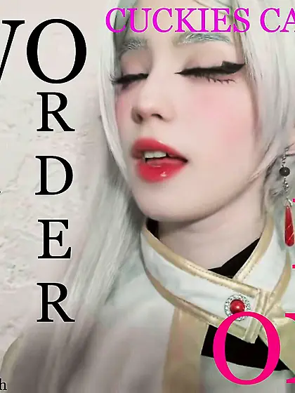 Blacked Frieren cosplay