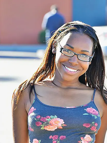 Black bimbo Sasha FTV is shaking her wonderful naked boobs in th