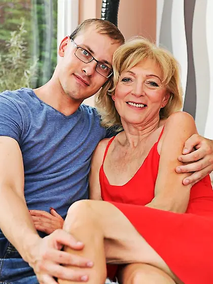 Shaved european mature