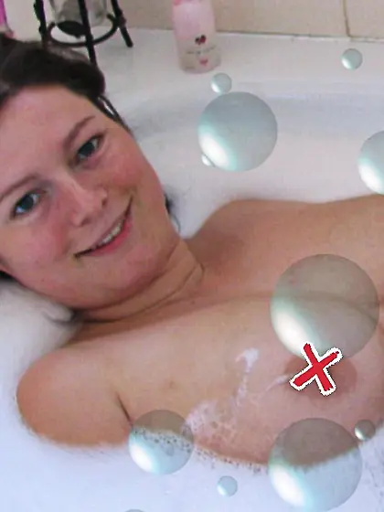 Unaware Exposed fat udders German slut