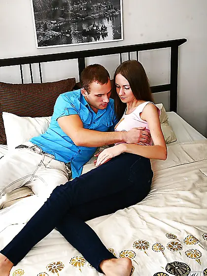 Russian slim panty fuck