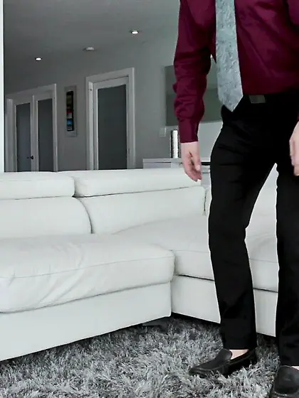 Hot blonde babe spanked and fucked hard by...