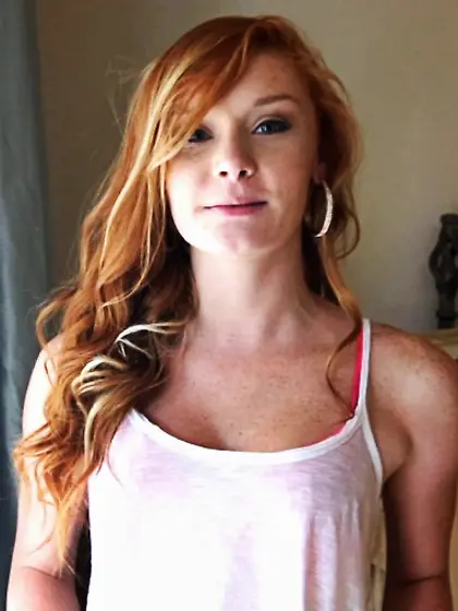 Curly amateur teen young girlfriend