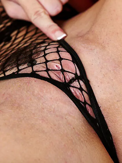 Taylor Vixen is looking hot in her black fishnet bodysuit today.