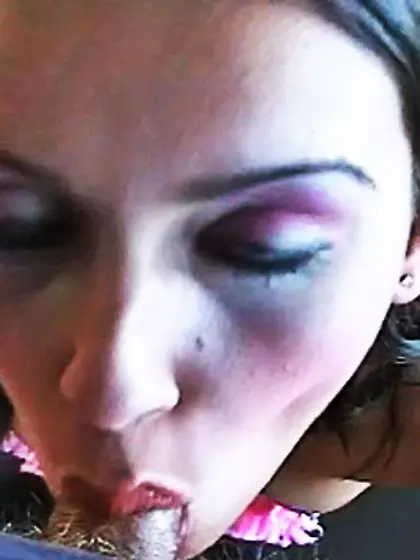 She blows her man in a POV scene and smokes