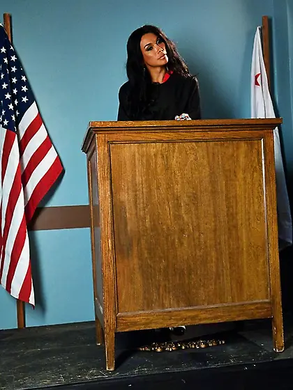 Ladyboy young male student