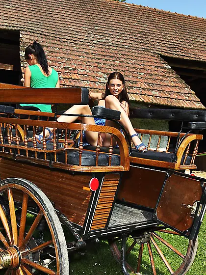 The frisky chick Monika Benz loses every control when getting ma