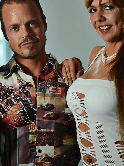 Girls in sexy outfits preparing for a super fun super FFM