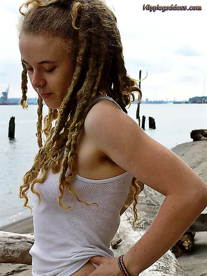 Sexy hippie girl long