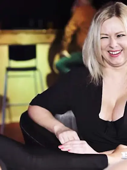 Throat fucked MILF gets the bone