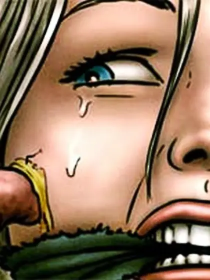 Monster fucks girl bondage