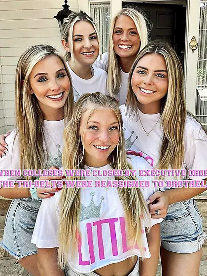 The tri-delts were re-assigned