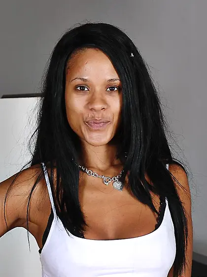 Ebony hottie Keisha Kane with sexy booty and small breast showin