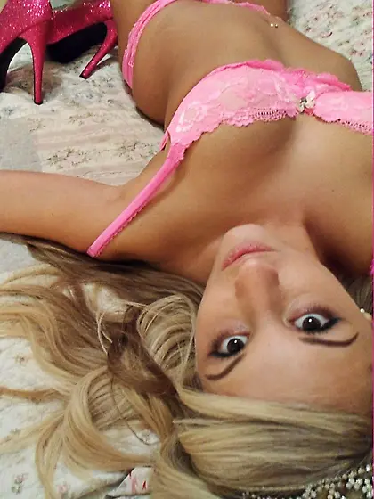 Blonde princess with beautiful eyes