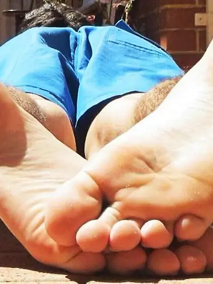 Male feet
