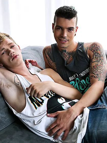 Teen dude wearing white