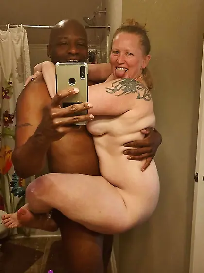 Chubby redhead fucks BBC