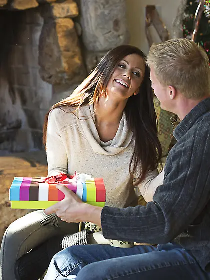 Smart boy gifted girlfriend