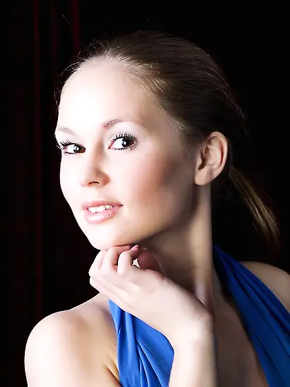 Sweet skinned cute chick