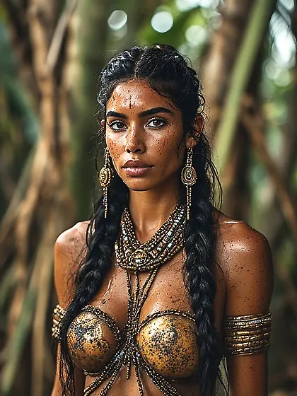 Brown Island Tit Clowns