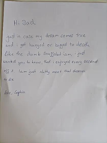 Farewell fuckmeat,  served her purpose