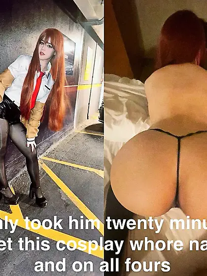 Cosplay Slut Exposed