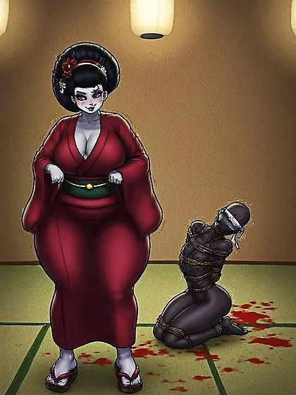 Dying Nigger and Thicc Geisha Mommy