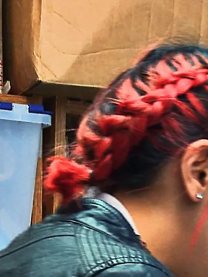 Asian teen shoplifter watches stepmom fucking