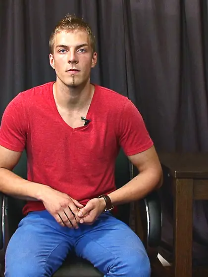 Young well-hung gay dude