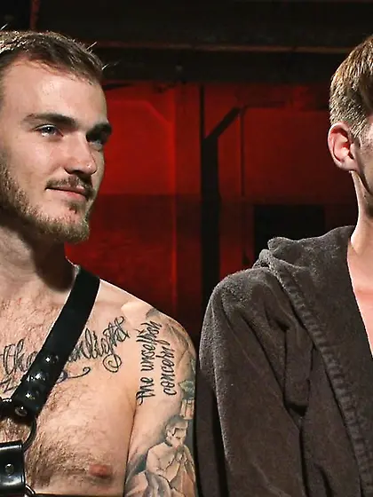 Inked bdsm master leather