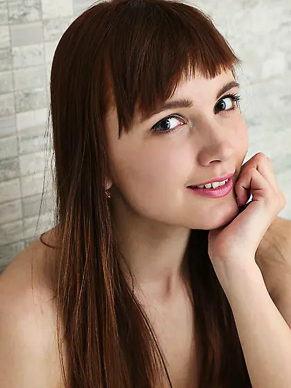Russian skinny cute redhead