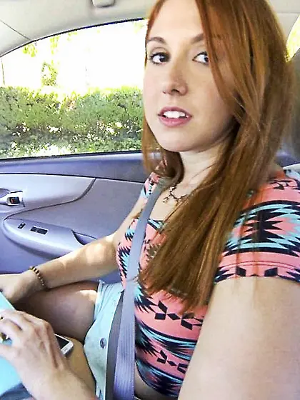 Cash strapped redhead Rose Red gets paid for her pussy and slamm