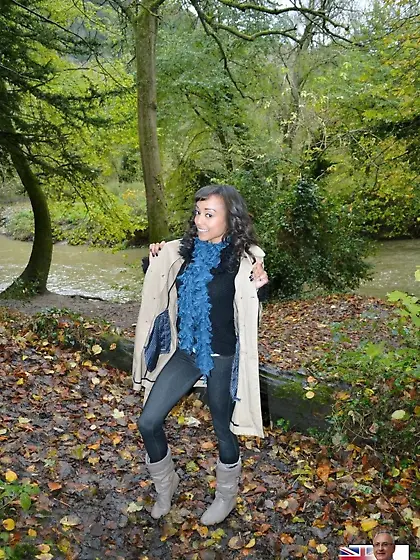 0 yo Brunette Alyssa Cum shot