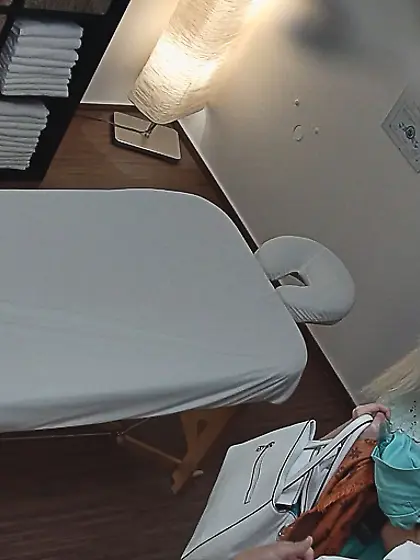 Lustful blonde showing naked