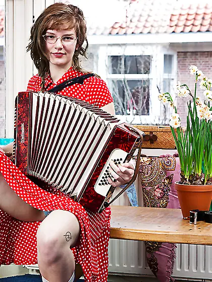 Adorable first time hottie giggling and looking good as well