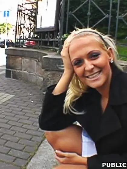 Slutty teen girl tasting