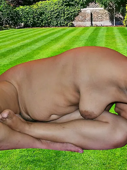 Nude yoga