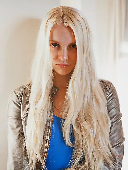 Hot blonde teen babe