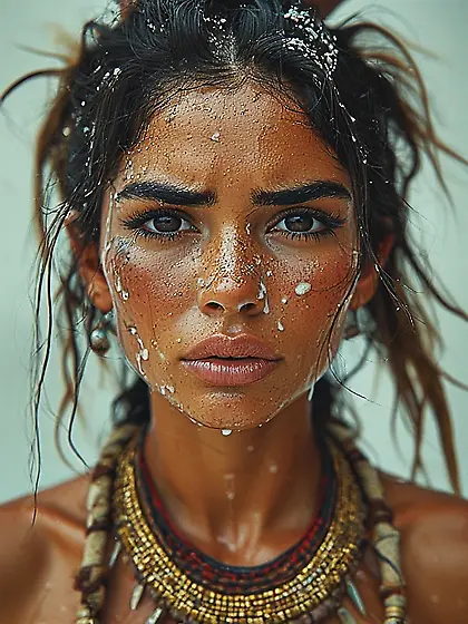 Brown Island Tit Clowns