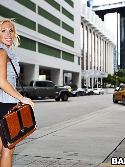 Some of the hottest action of this blonde's life is here