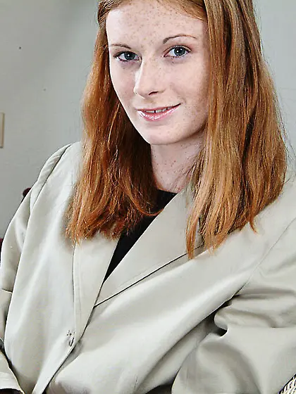 Enticing masturbation session from redhead slut Allison Wyte wit