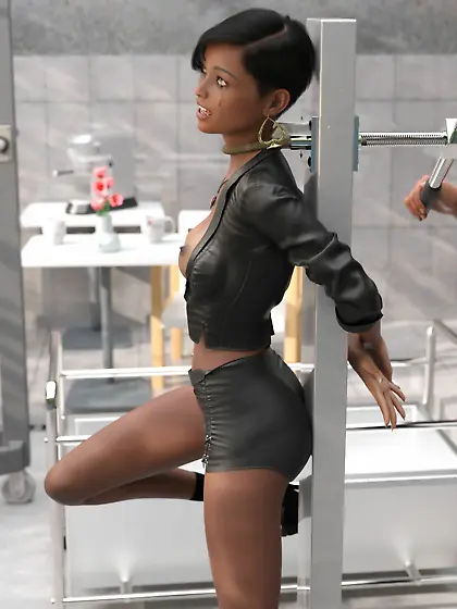 Execution by garrote – Strangled girl,  suffocati