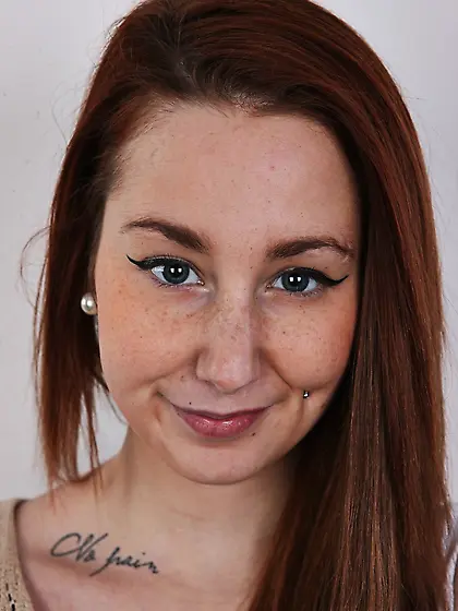 Tattooed redhead is ready to give up anything