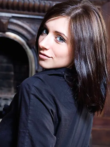 Tall pretty young damsel