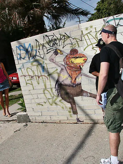 Blond mom drinks black sperm.